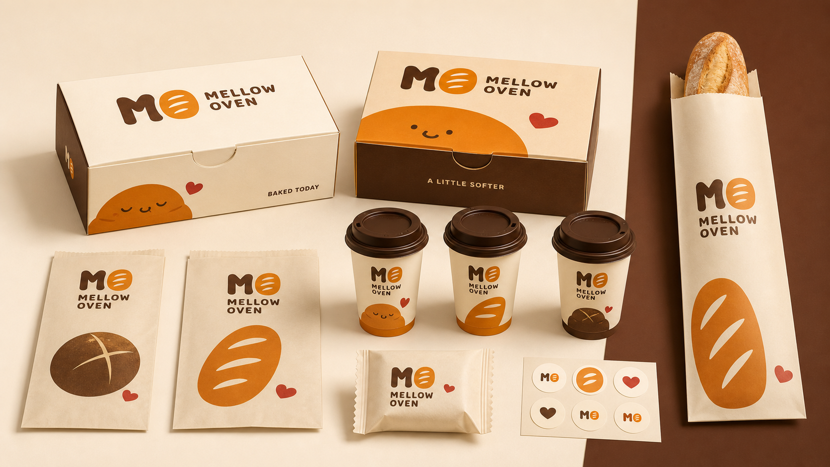 Mellow Oven 品牌应用效果 04