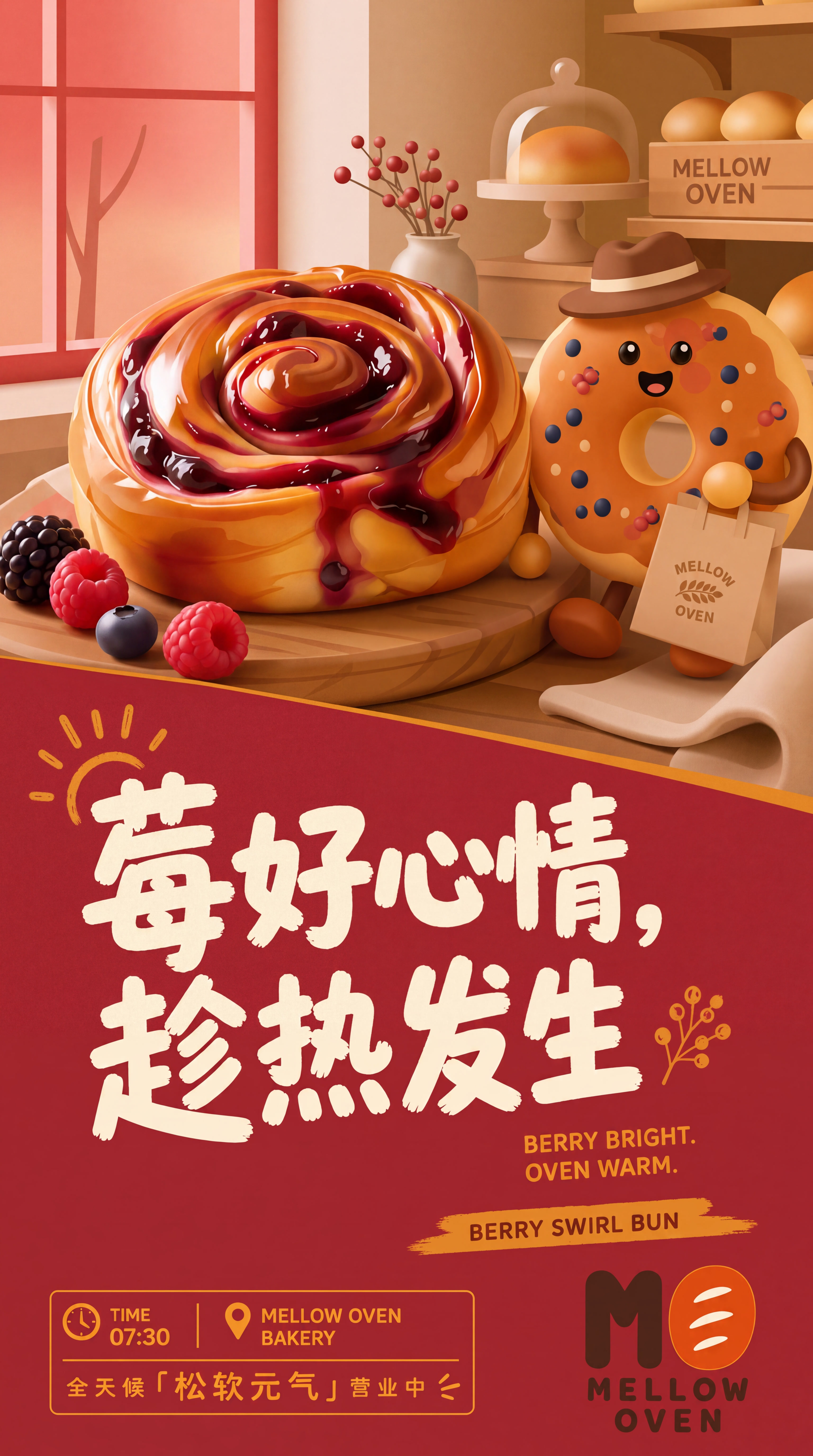 Mellow Oven 莓好心情趁热发生主题海报