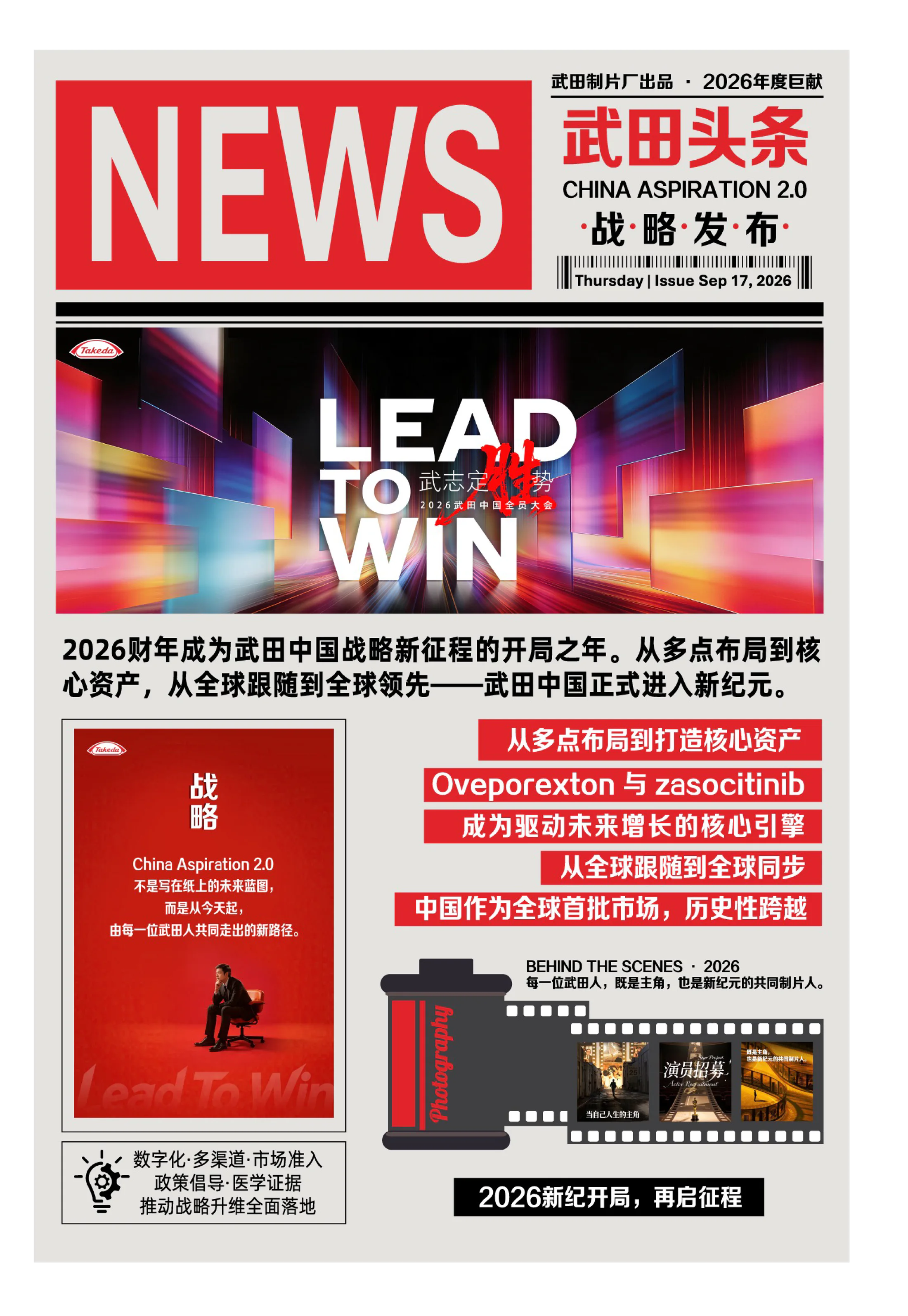 Lead to Win 报刊风格传播设计二